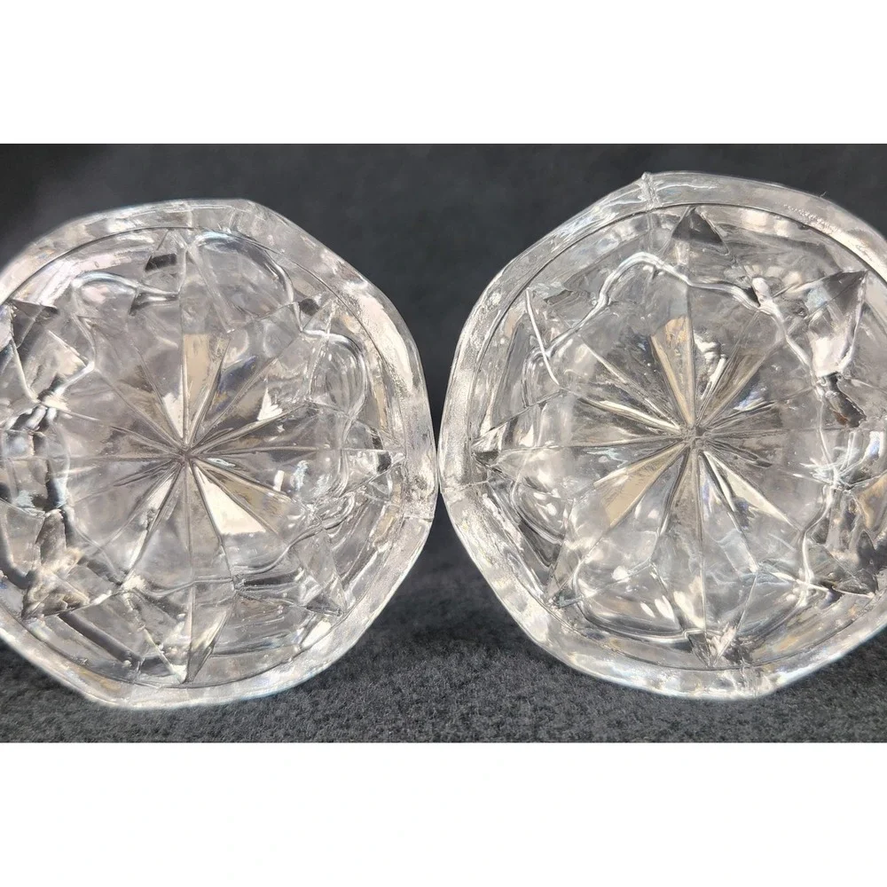 Vintage Crystal Legends by Godinger Silver Art Crystal Salt & Pepper Shaker set